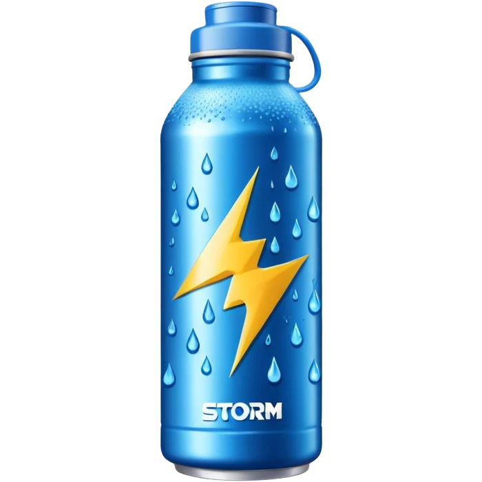  storm energy drink bottle emoji