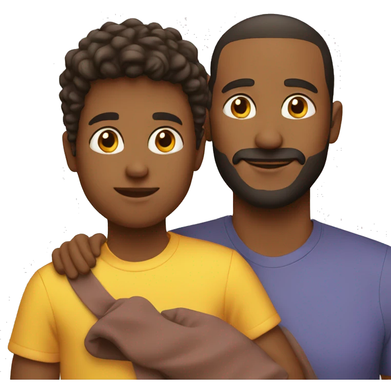 dad with kid emoji