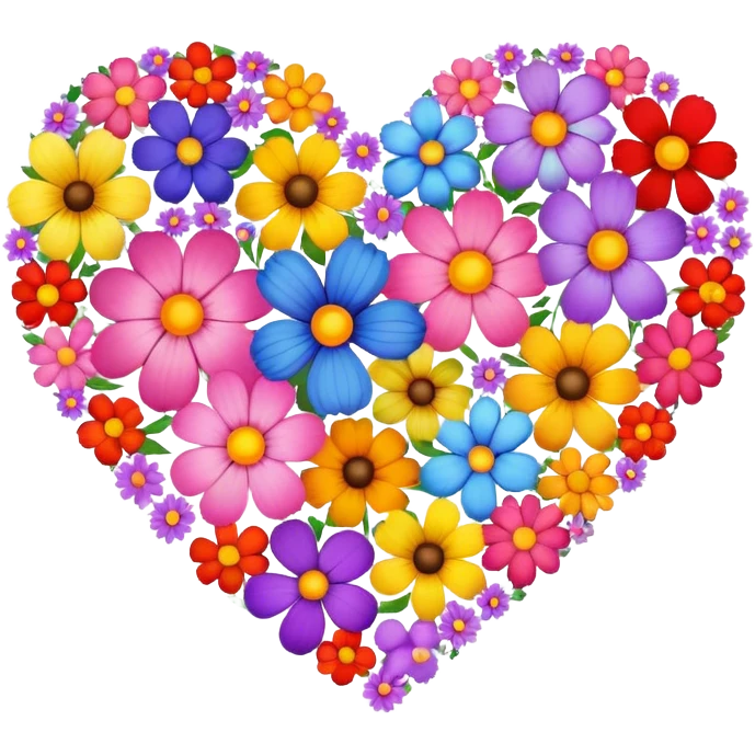 Flower heart emoji