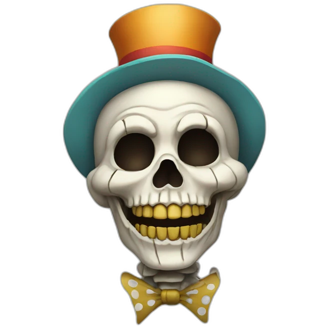 clown skeleton emoji