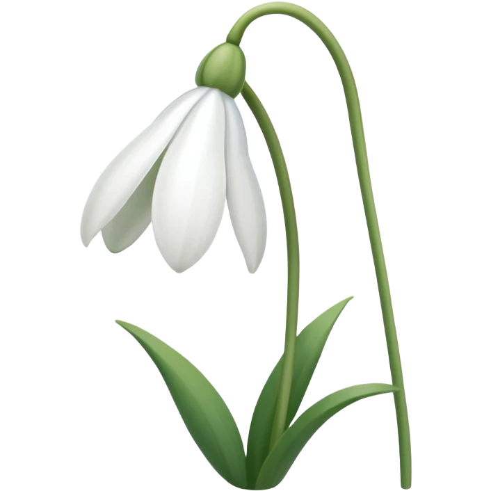 snowdrop emoji emoji