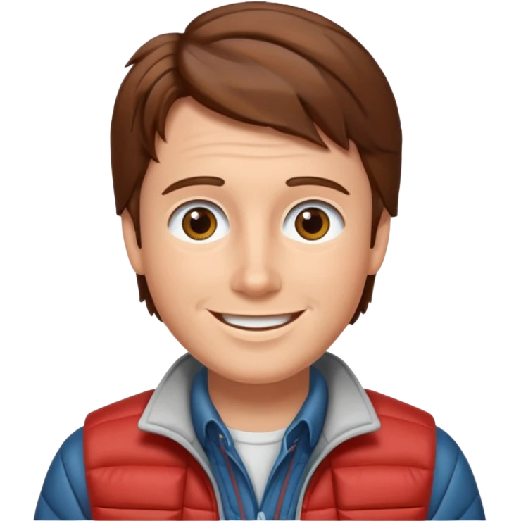back to the futurey marty mcfly emoji