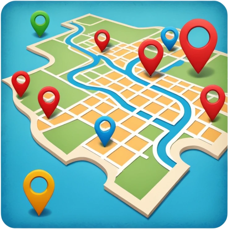 ubicacion en el mapa emoji