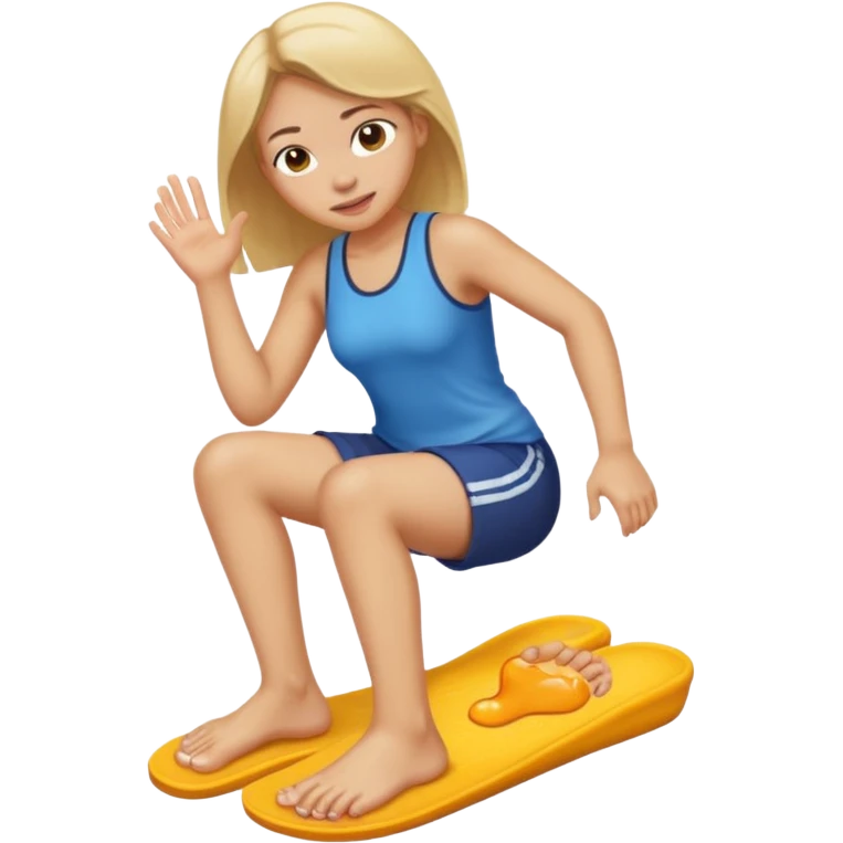 sweaty girl feet emoji