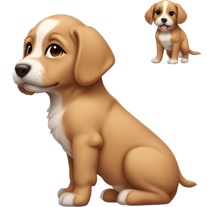 Puppy has been  emoji