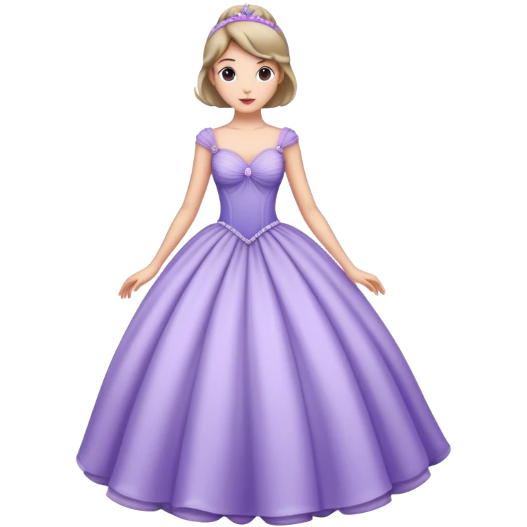 ball gown lavender  emoji