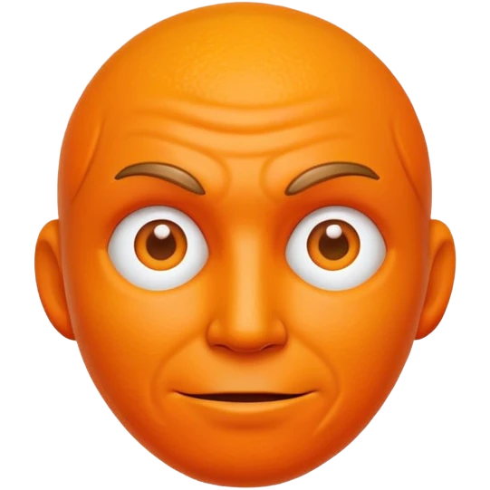 The Orange Man emoji