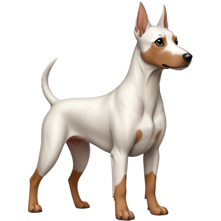 white doberman Y3 emoji
