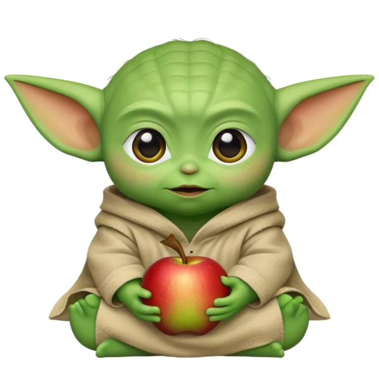 baby yoda apple style emoji emoji