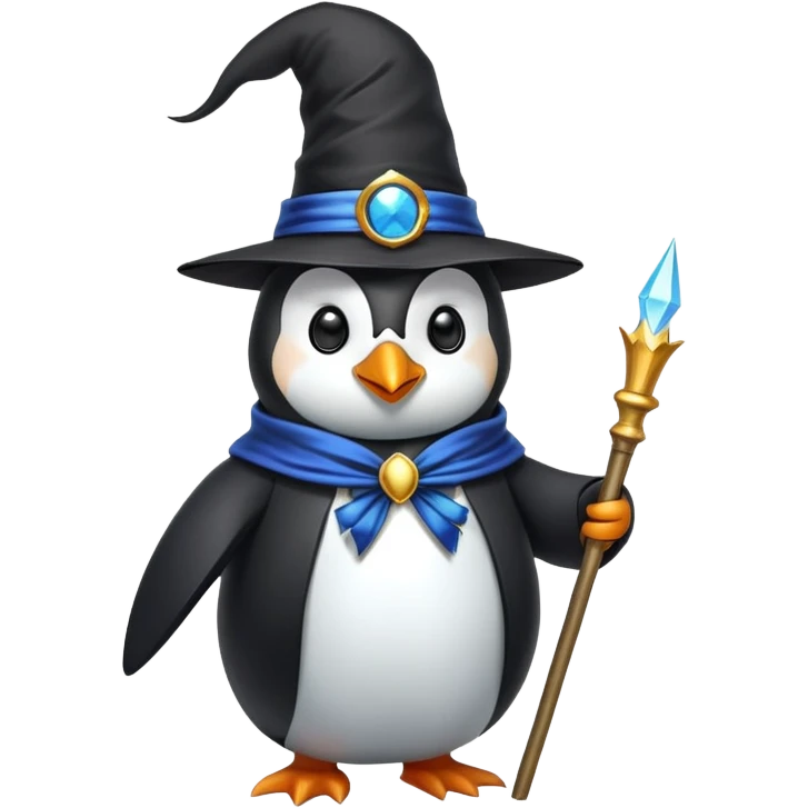 penguin wizard emoji