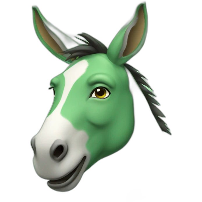 green donkey emoji