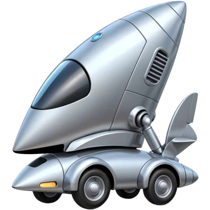  Flintstones futuristic rocket-powered tall robot moving van launch vehicle  emoji