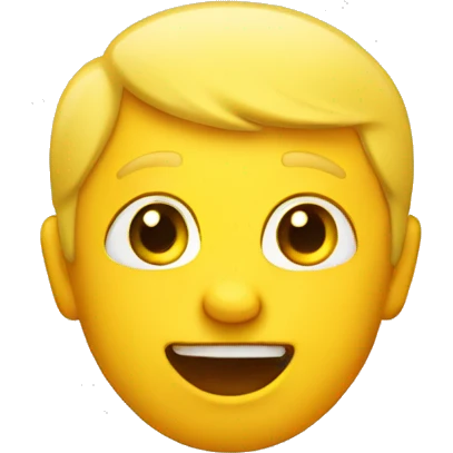 Celebrating Little Yellow Face emoji