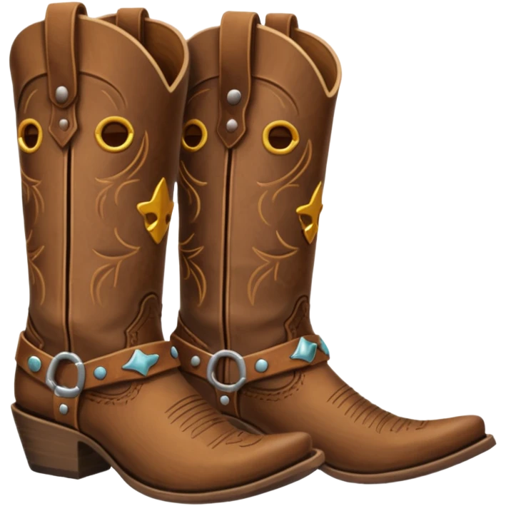 Cowgirl boots emoji