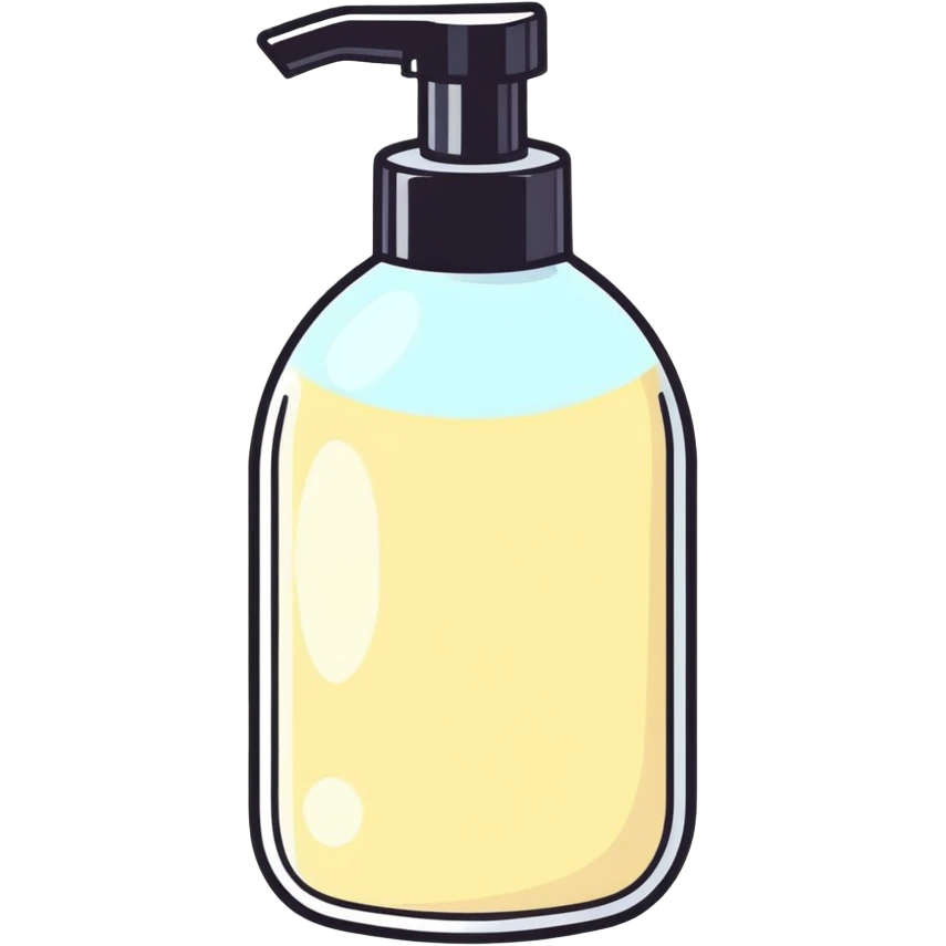 Vanilla bubble bath bottle emoji