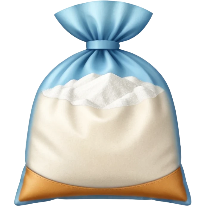 bag of sugar no face emoji