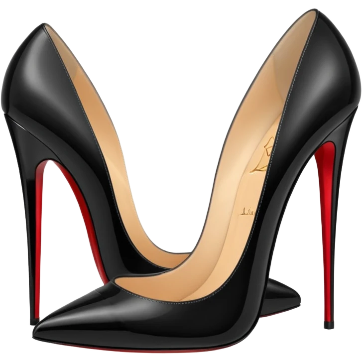 louboutin heels black emoji