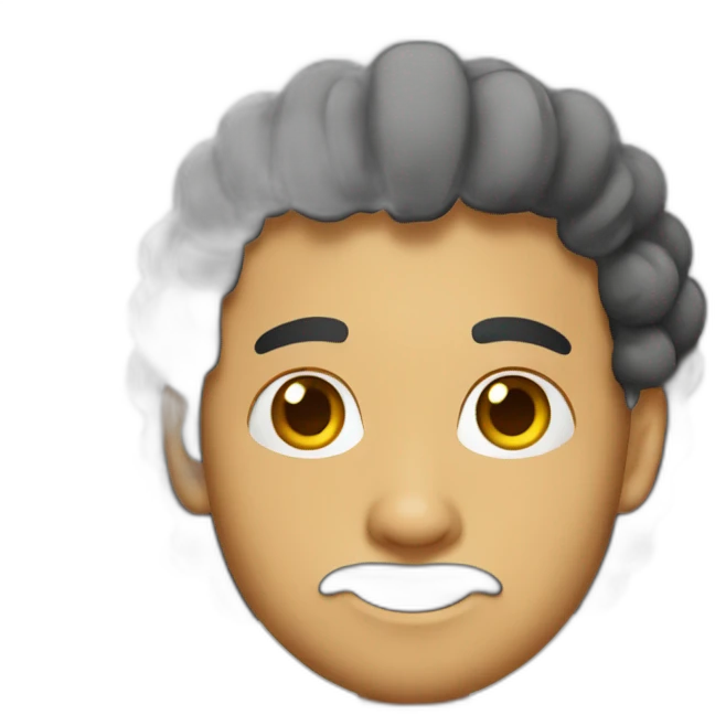 pelo rubio con rulos emoji