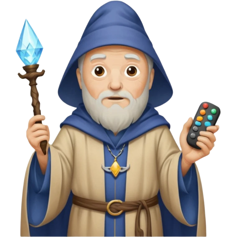 Wizard-remote control emoji