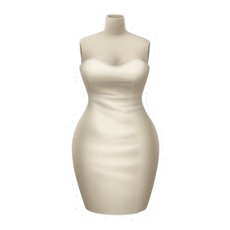 Plus size dress form emoji