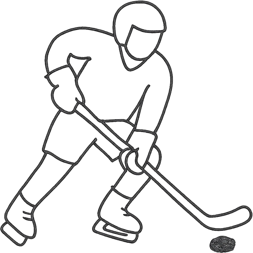 hockey man emoji
