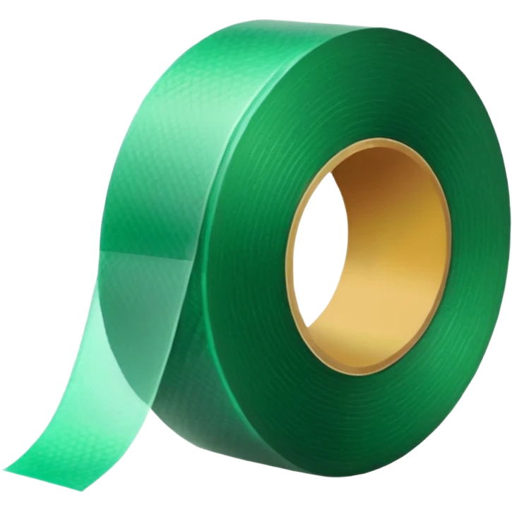 emoji of warm light green tape emoji