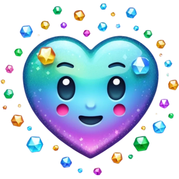 Glitter fatal touch emoji