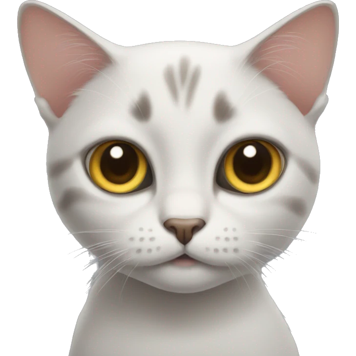 Cat with big eyes  emoji
