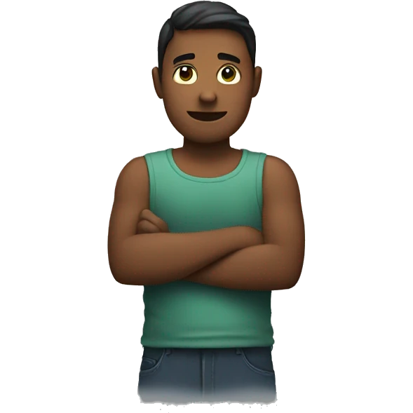 a person crossing their arms emoji