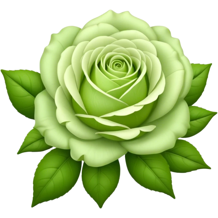 big bouquet Soft Green Tea Rose flower and bud, luxuriant, leaf, bud emoji