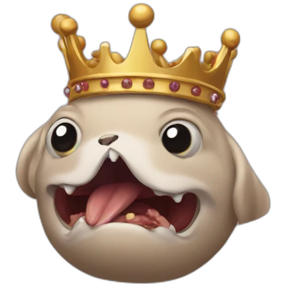 gizzard with crown emoji