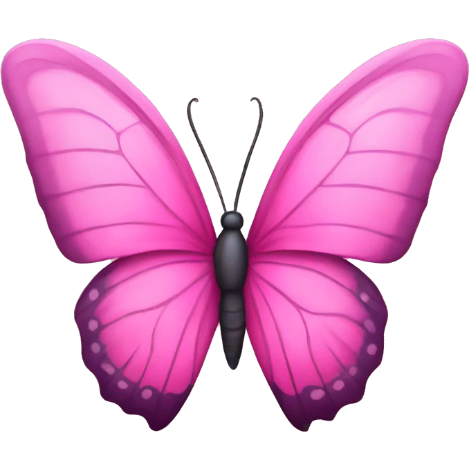 Pink butterfly  emoji