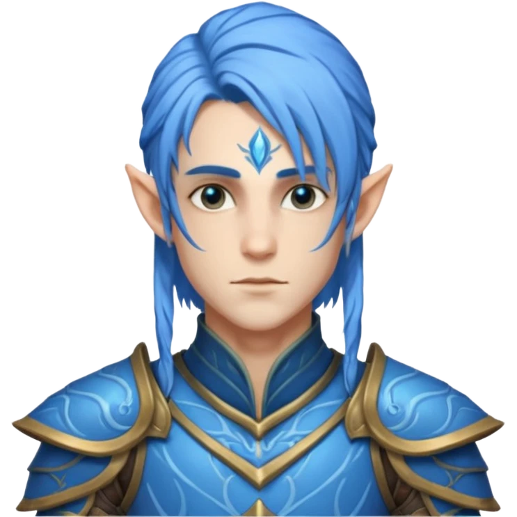 ESO male water elf emoji
