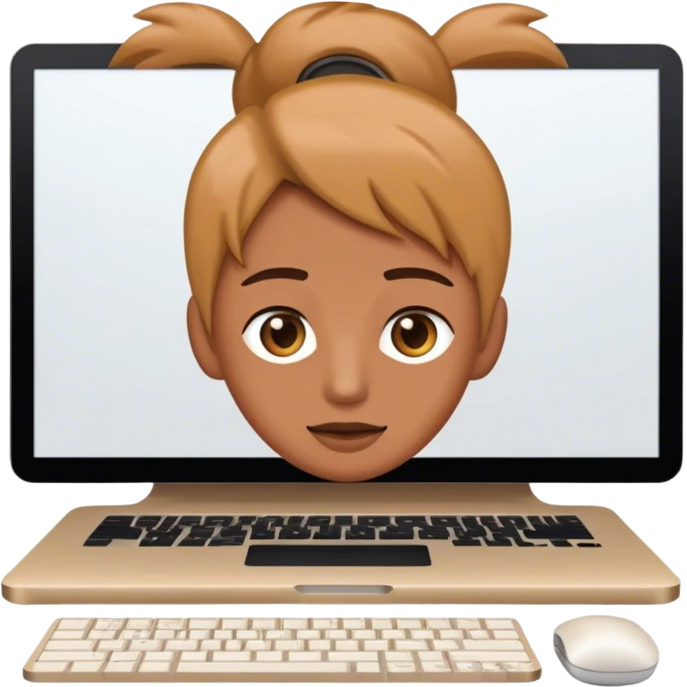 zoom call on computer emoji