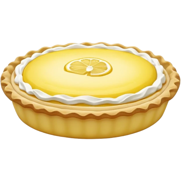 Lemon cream pie emoji