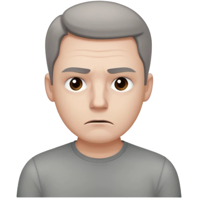 the most boring man in the world ultra realistic emoji
