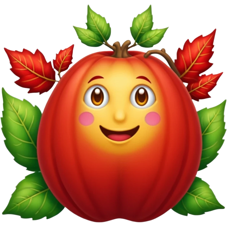 Una pradera con muchas setas y hadas emoji