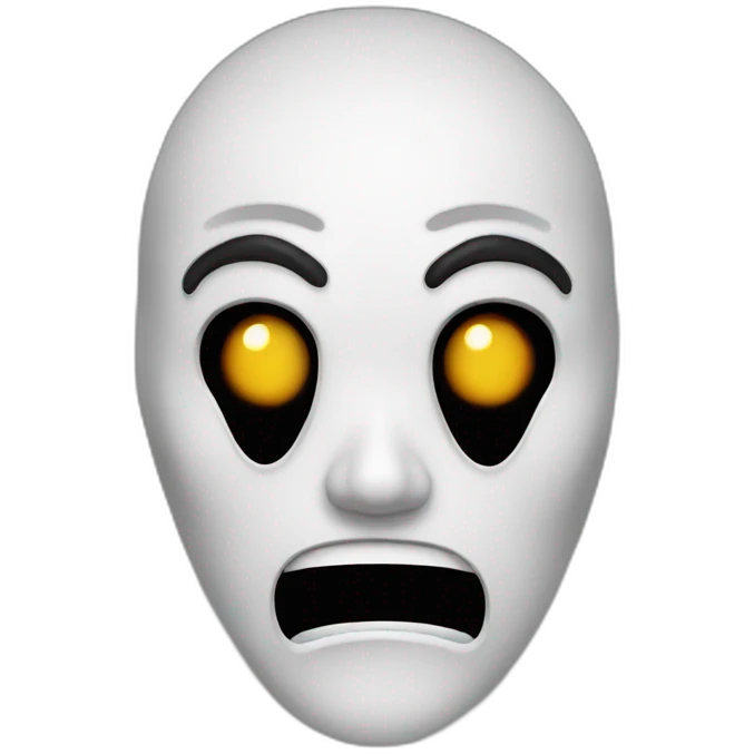 scream halloween mask emoji