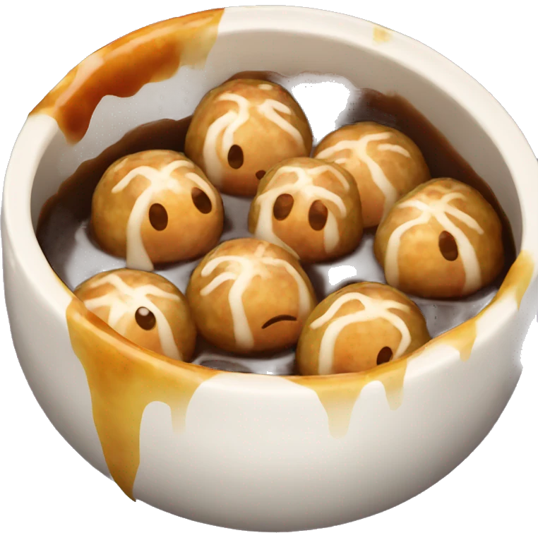 Takoyaki polpo balls dish emoji