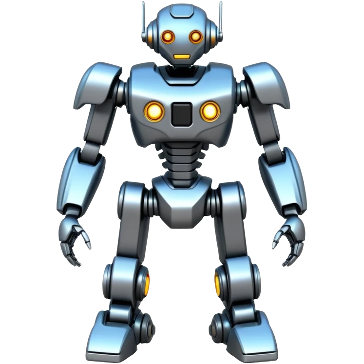 Futuristic Technological modern cyberpunk mecha robot emoji