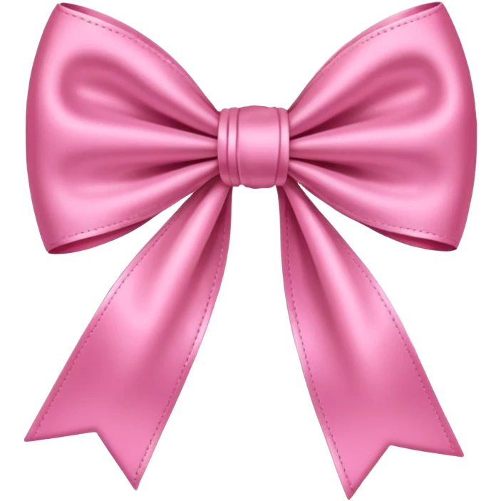 Pink bow emoji