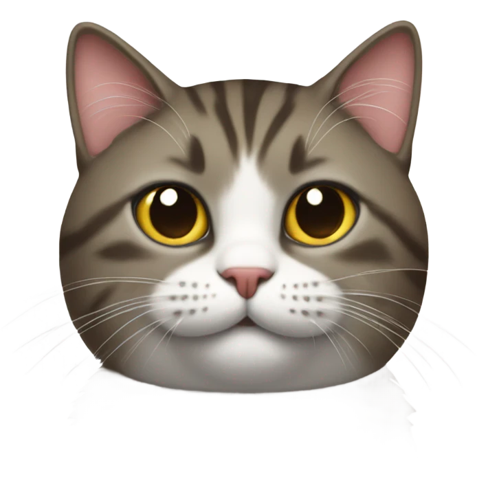 Cat with a Diet Coke emoji