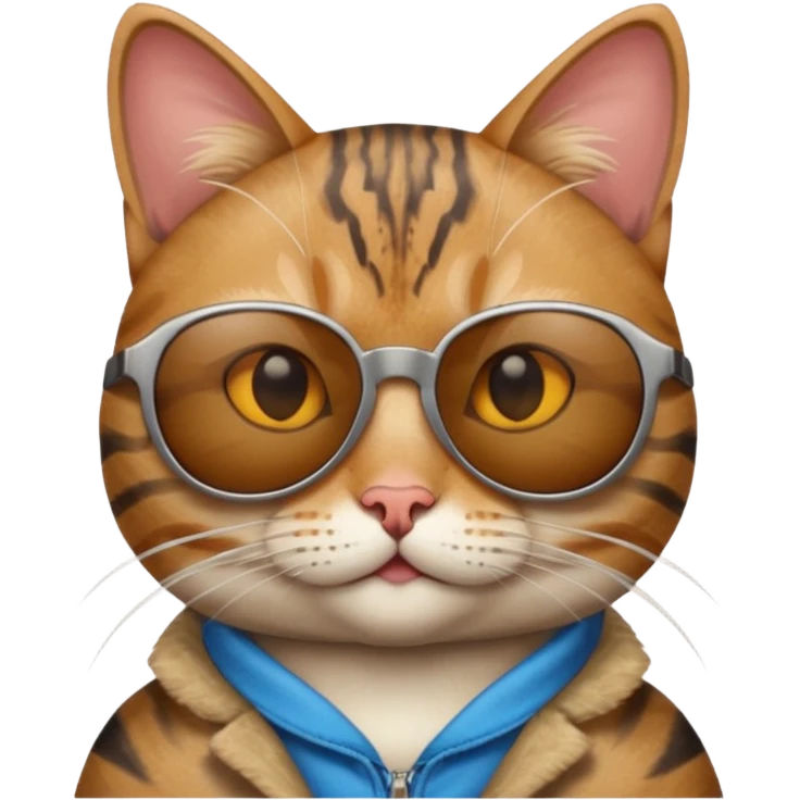 Cat wearing sunglasses emoji