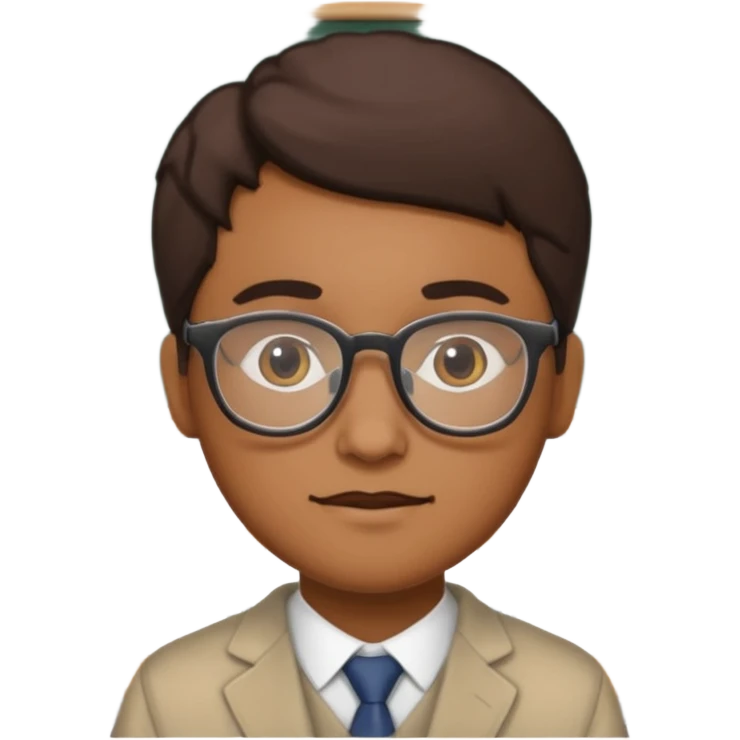 I am standing in the classroom. emoji