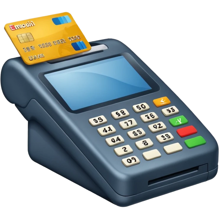 credit card point of sale emoji