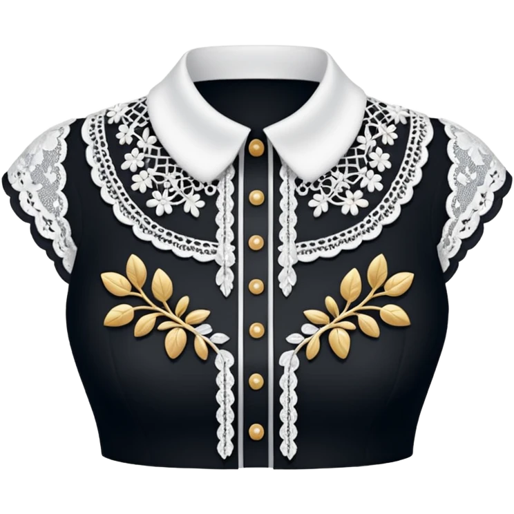 decorative shirt collar emoji