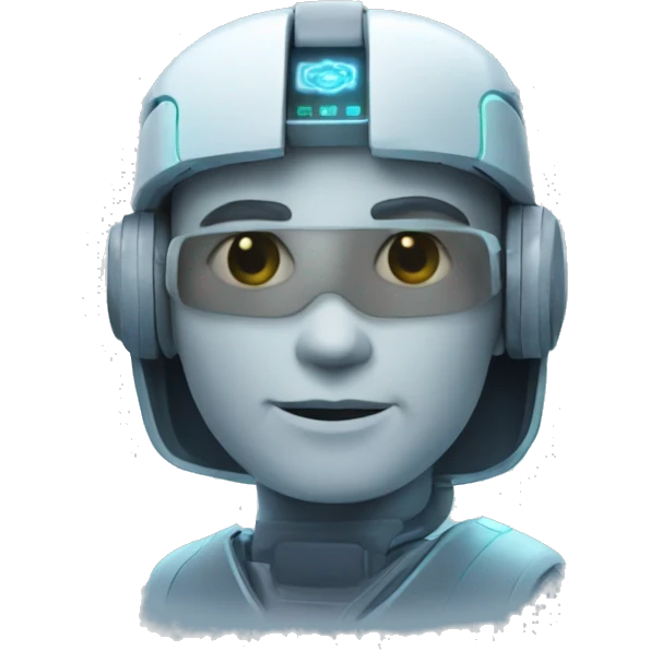 futurstic hologram ai emoji