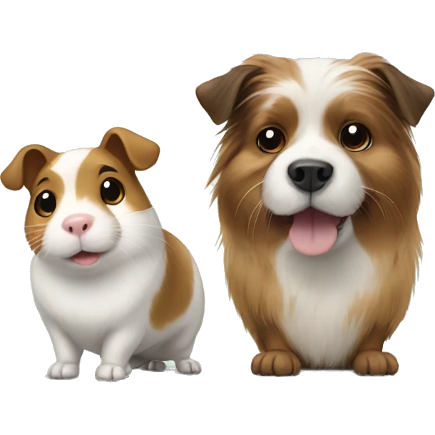 Dog and Guinea pig emoji