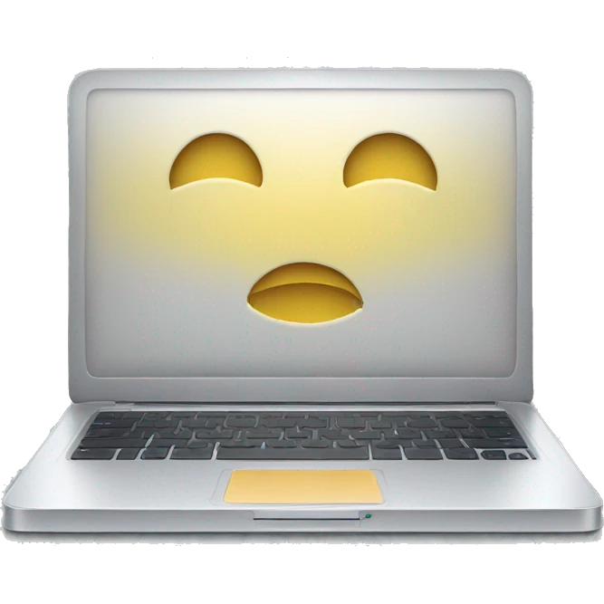 laptop with not charge emoji