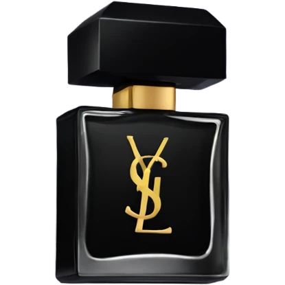 black ysl perfume emoji